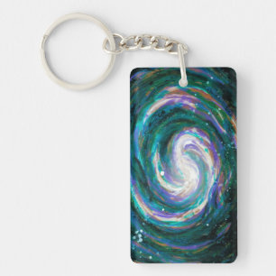 Handmålad Galaxy