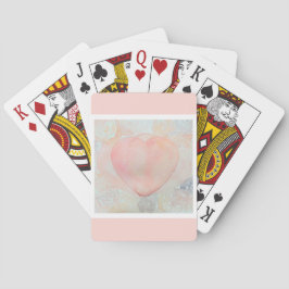 Handmålad Gudinnehjärta Casinokort