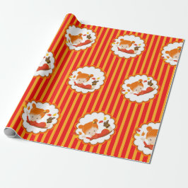 Handmålad honung för hösten presentpapper