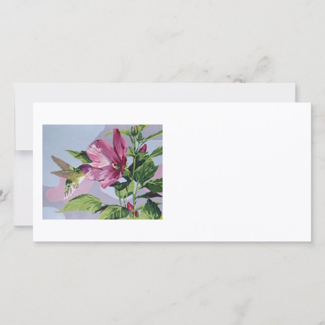 Handmålad Humminbird (Framsida)