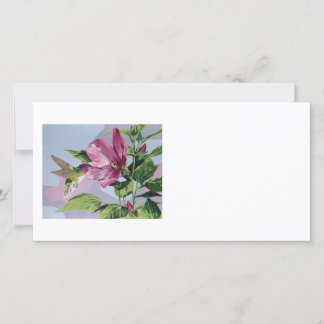 Handmålad Humminbird