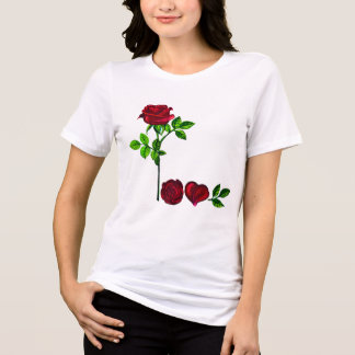 Handmålad KÄRLEK Alphabet Art Women's T-Shirt