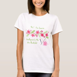 Handmålad Körsbärsblommas Nåldpunkt PERSONALISERA T Shirt