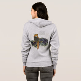 Handmålad, ljusröd panda t shirt