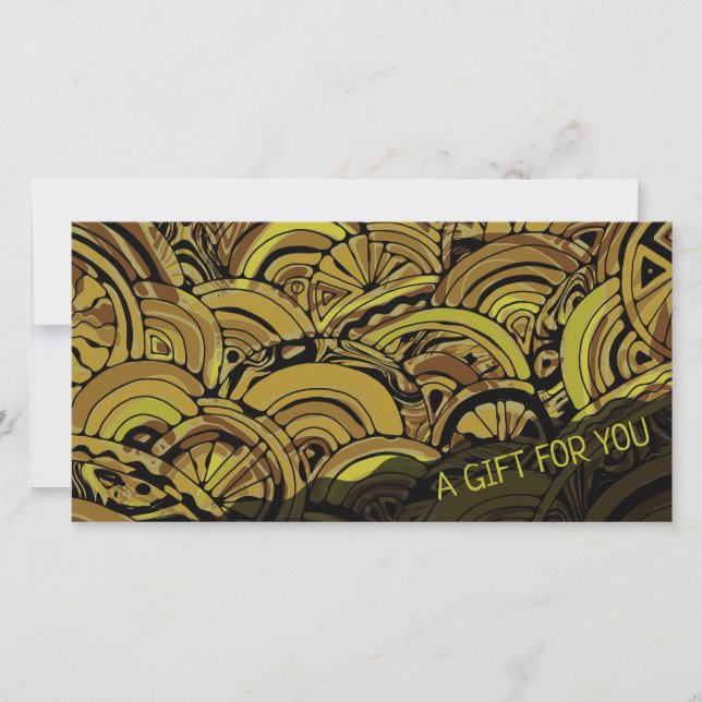 Handmålad och digitalt målad Mönster art 15 (Framsida)