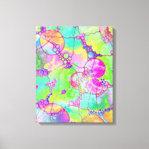 Handmålad och digitalt målad Mönster art 41 Canvastryck