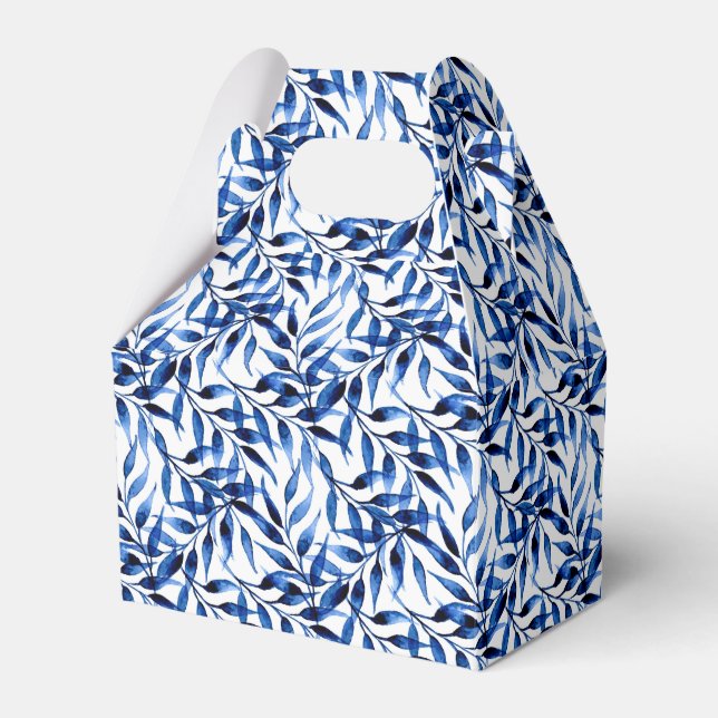 Handmålad vattenfärg Bläck Mönster Presentaskar (Framsidan Sidan)