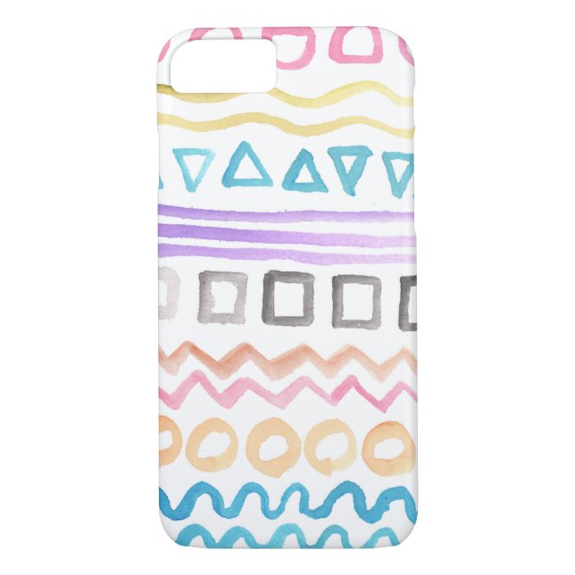 handmålad vattenfärg Case-Mate iPhone skal (Baksida)