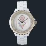 Handmålad vattenfärg Dreamcatcher Pärlor Feather Armbandsur<br><div class="desc">Denna konstnärliga och coola handmålade vattenfärgsdrömmare,  pärlor och fjädrar är perfekt för trendiget och snyggten. Dess bohemiska och hipsterutskrift är underbar för många gåvor och tillfälle. Njut av den här färgstarka och söta amerikanska klassikern för nästa köp!</div>