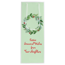 Handmålad vattenfärg Julens Helgdag Utandning