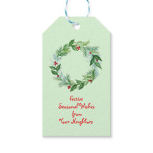 Handmålad vattenfärg Julens Helgdag Utandning