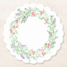 Handmålad vattenfärgad Blommigt Utandning