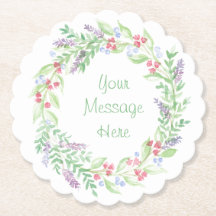 Handmålad vattenfärgad Blommigt Utandning