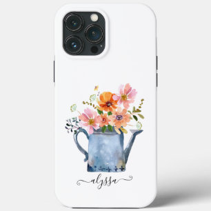 Handmålad vattenfärgsBlommigt