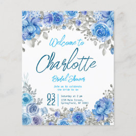 Handmålade Möhippor för vattenfärgsfärgade Blommig Flygblad