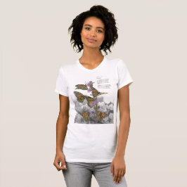 Handmålade monarch Butterflies T Shirt