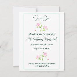 Handmålade vattenfärgrosor Spara DATUM Datumet