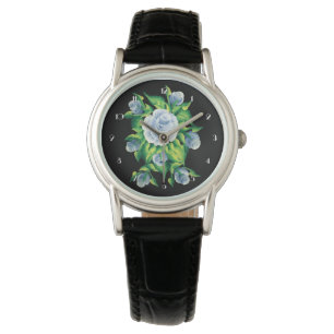 Handmålat Blue Ro Wrist Watch Armbandsur