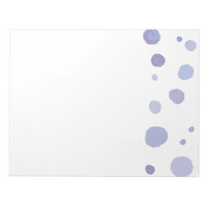 handmålat polka dots anteckningsblock