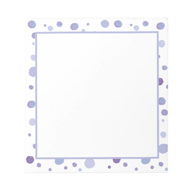 handmålat polka dots anteckningsblock (Framsida)