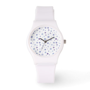 handmålat polka dots armbandsur