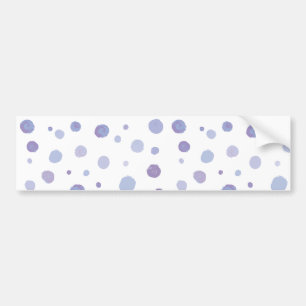 handmålat polka dots bildekal