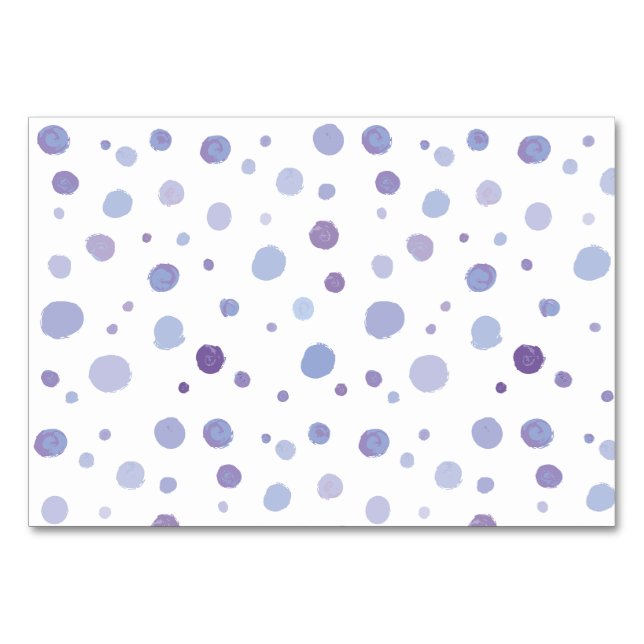 handmålat polka dots bordsnummer (Framsidan)