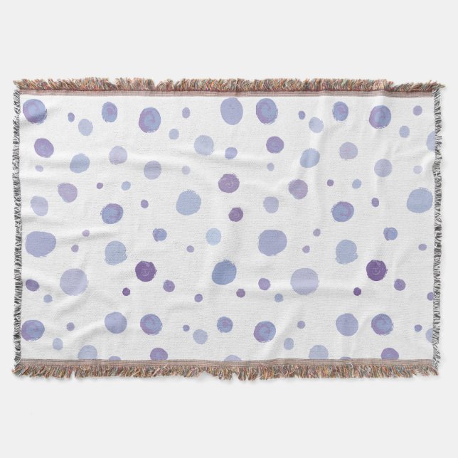 handmålat polka dots filt (Framsidan)