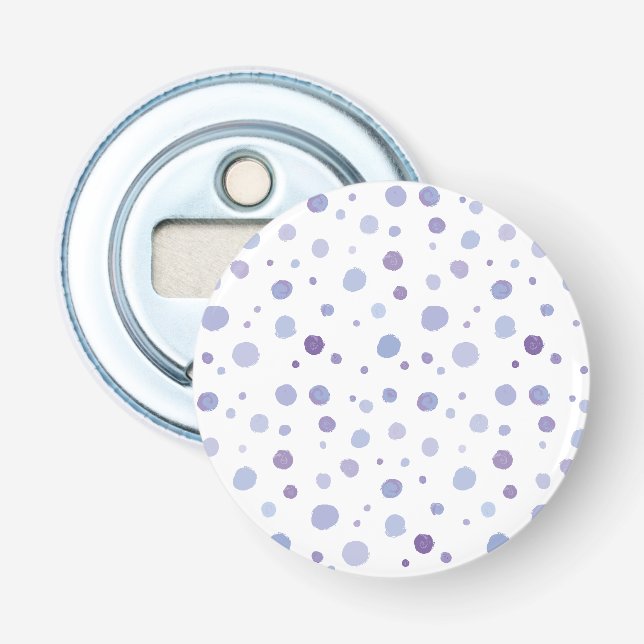 handmålat polka dots flasköppnare (Framsidan)