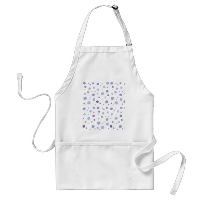 handmålat polka dots förkläde (Framsidan)