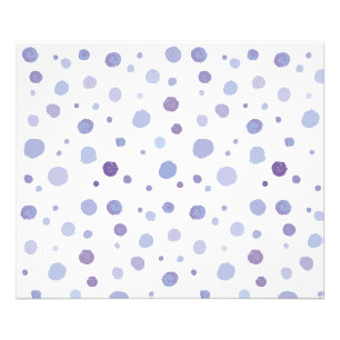 handmålat polka dots fototryck