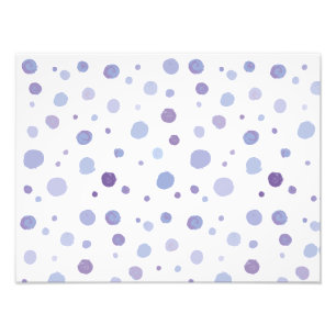 handmålat polka dots fototryck
