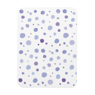 handmålat polka dots magnet
