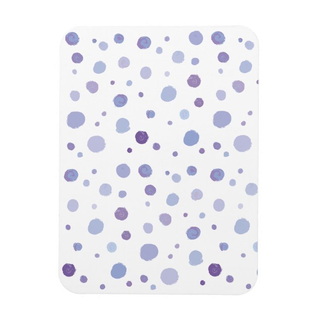 handmålat polka dots magnet (Vertikal)