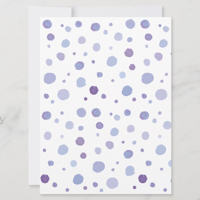 handmålat polka dots meddelande (Framsida)