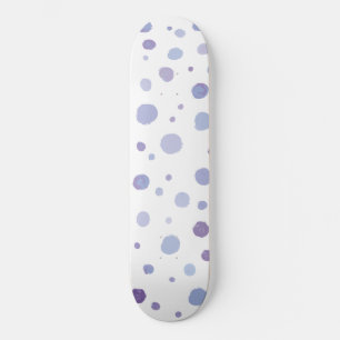 handmålat polka dots mini skateboard bräda 18,5 cm