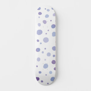 handmålat polka dots mini skateboard bräda 18,5 cm