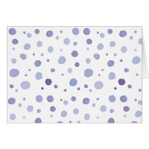 handmålat polka dots OBS kort
