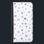 handmålat polka dots plånboksfodral för samsung galaxy s5<br><div class="desc">https://www.zazzle.com/store/dinatemraz</div>