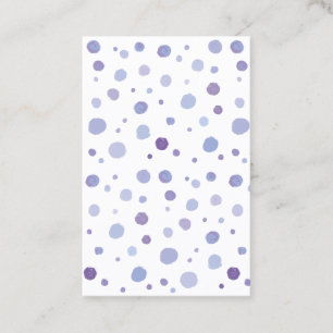 handmålat polka dots rabattkort