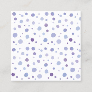 handmålat polka dots rabattkort