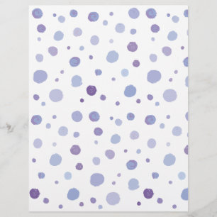 handmålat polka dots reklamblad