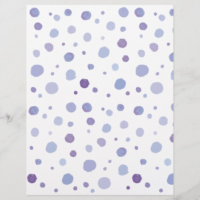 handmålat polka dots reklamblad (Framsidan)