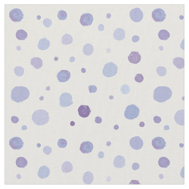 handmålat polka dots tyg (Närbild)