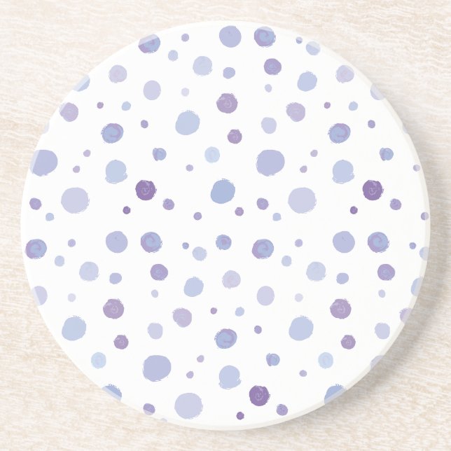 handmålat polka dots underlägg (Framsidan)