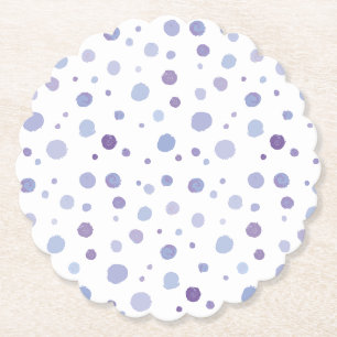 handmålat polka dots underlägg papper