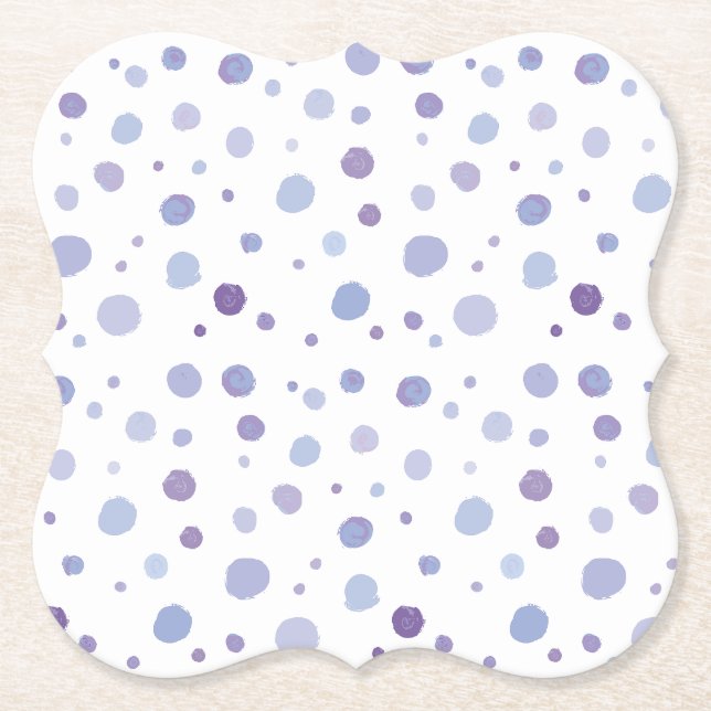 handmålat polka dots underlägg papper (Framsida)