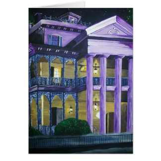 Handmålat, ursprungligt, avblankt kort