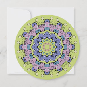 Handmålning Mandala Clock Ansikte 2