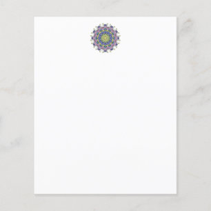 Handmålning Mandala Clock Ansikte 2